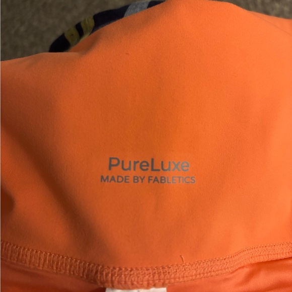 Pure Luxe by Fabletics Orange 4X Leggings - Picture 4 of 5